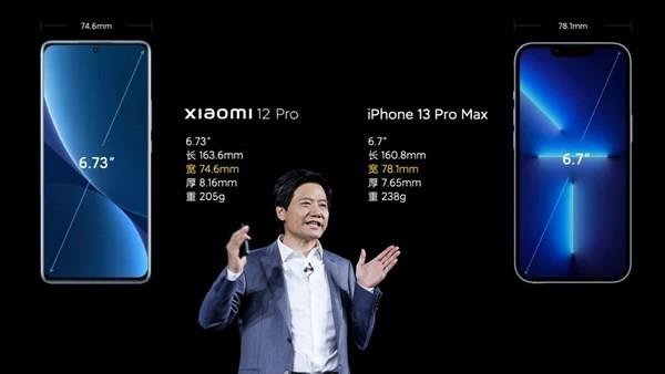 Xiaomi CEO’su Lei Jun, Xiaomi 12 serisini iPhone 13 ile kıyasladı