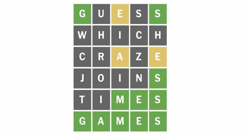 Son Zamanların Popüler Oyunu Wordle, Yeni Sahibini Buldu!