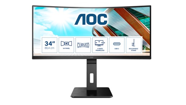 AOC ultra geniş monitörünü duyurdu