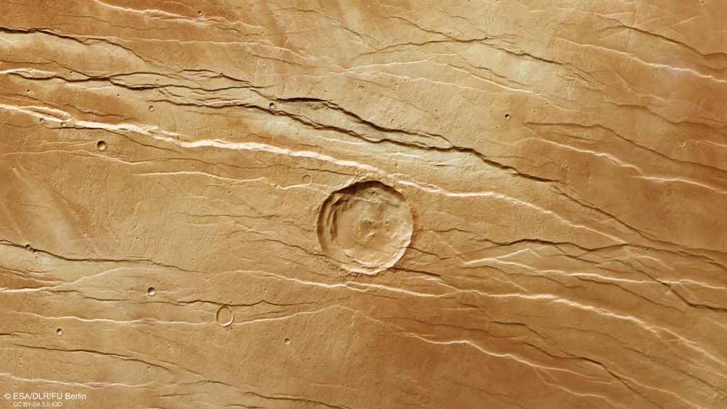 Mars Express tarafından tespit edilen, Mars yüzeyindeki ilginç yarıkların sırrı ne?