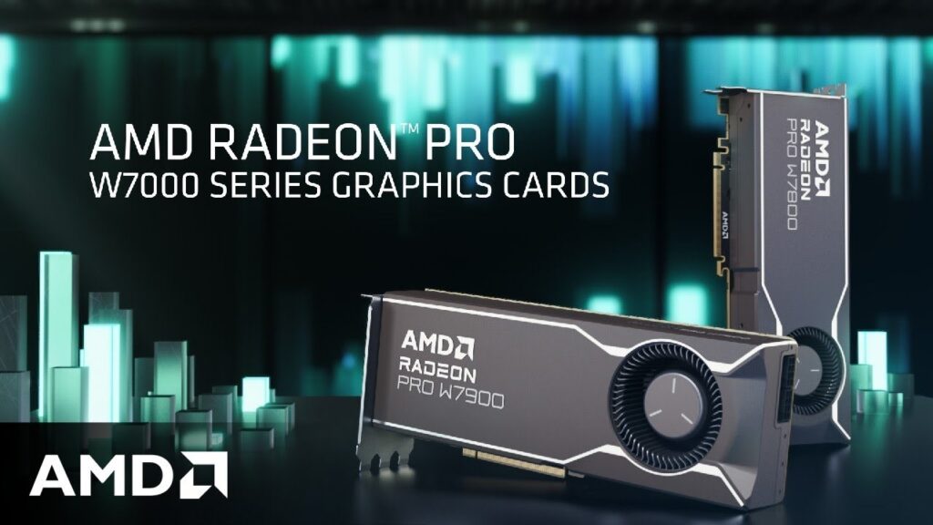 AMD Radeon Pro W7900 ve Pro 7800 duyuruldu: Rakibinin yarı fiyatına daha fazla performans!