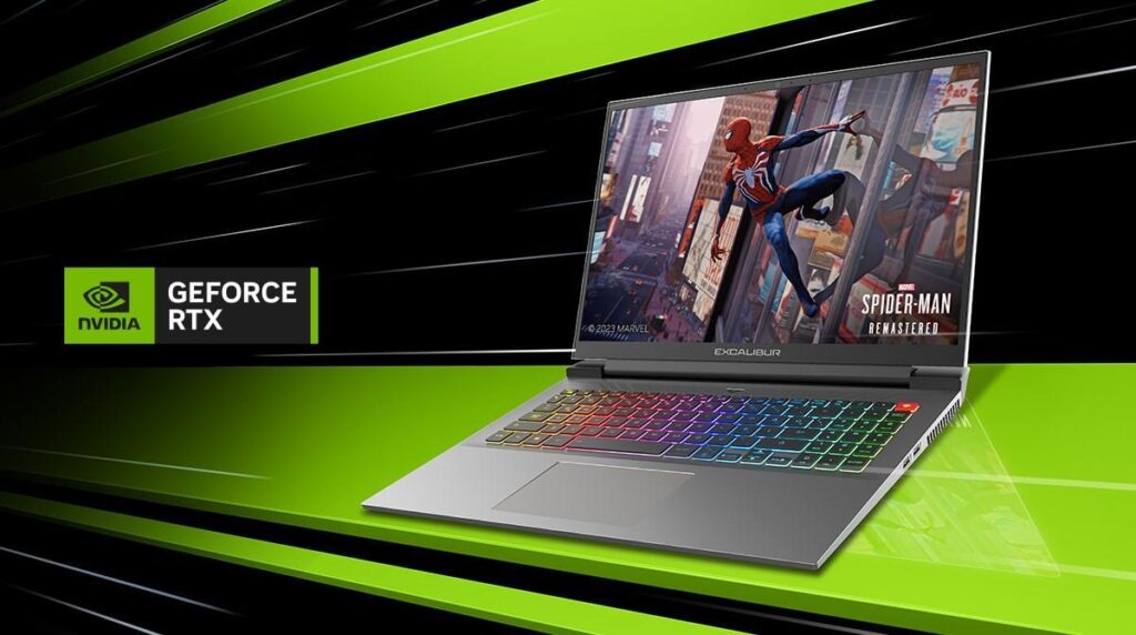GeForce RTX 40 Serisi Excalibur Dizüstü Bilgisayarlar